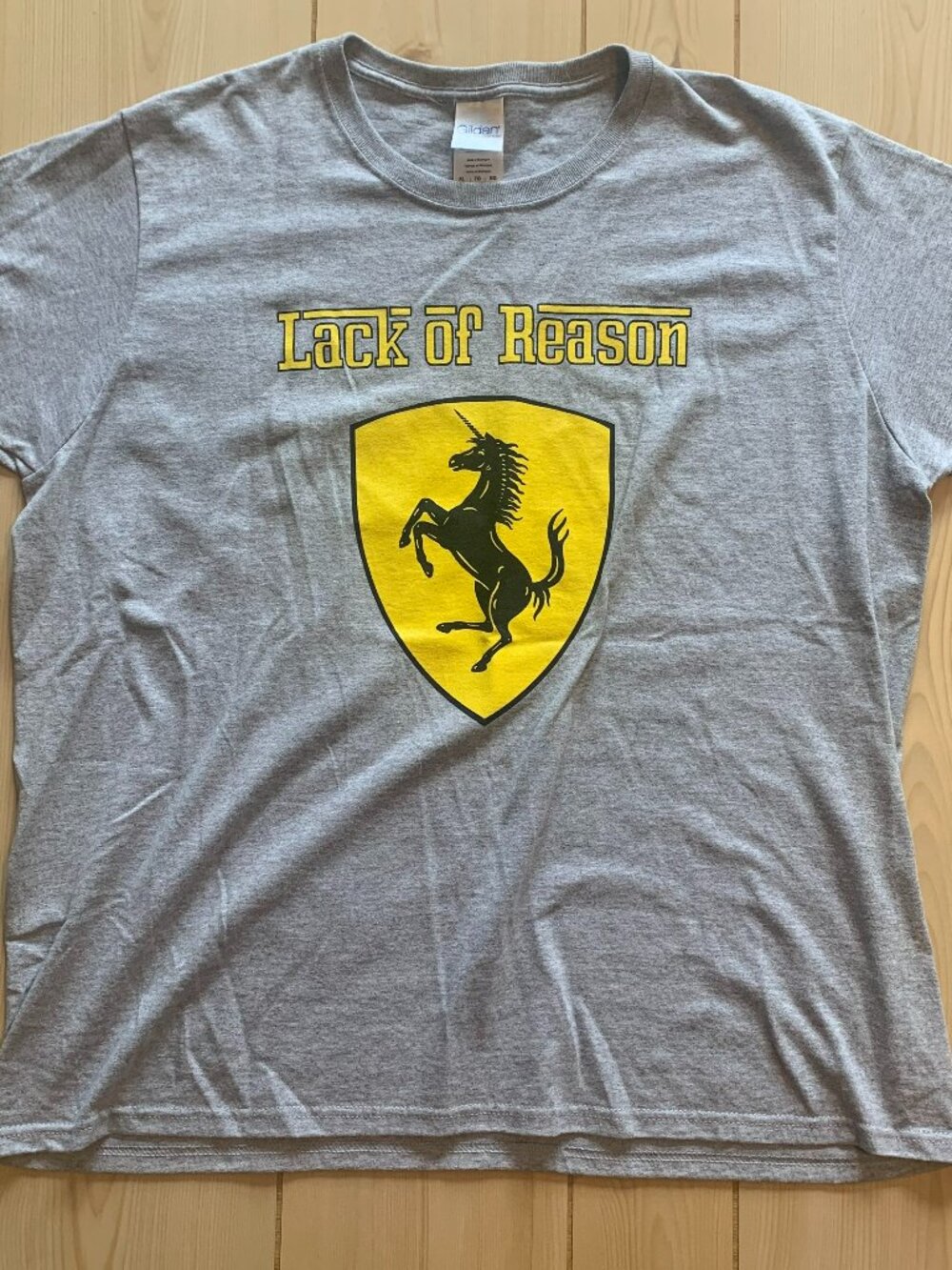 Lack of Reason Pop Punk Music Rock Band Musician Album Indie Ferrari T-Shirt XL